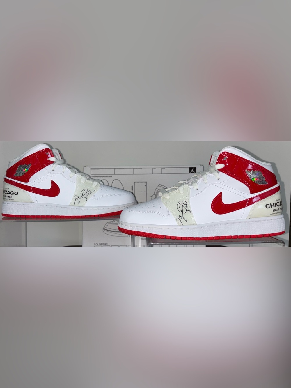 Nike Air Jordan 1 Mid Rookie Season Grade School Size 7Y Brand New With Box